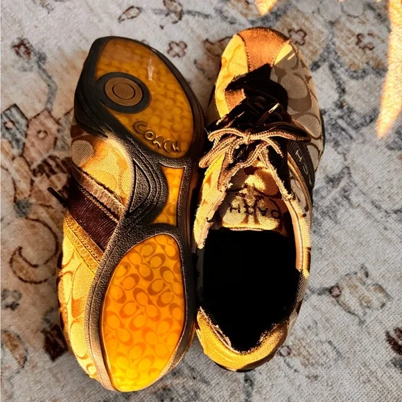 Coach Brown and Black Sneakers - Picture 4 of 5